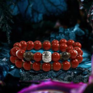 Vermilion Bird - Sovereign Sky Charm Double Circle Bracelet