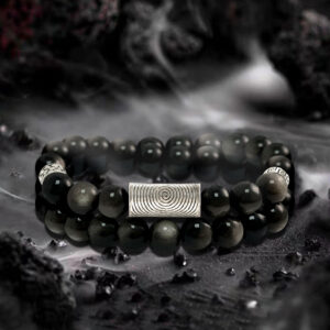 What the heart sees - "Eidōlon" Double Circle Bracelet