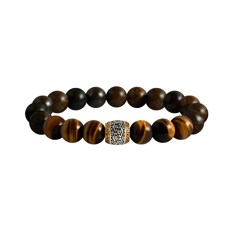 Sun Wukong's Wit & Valor Bracelet - Bronze Stone, Tiger's Eye