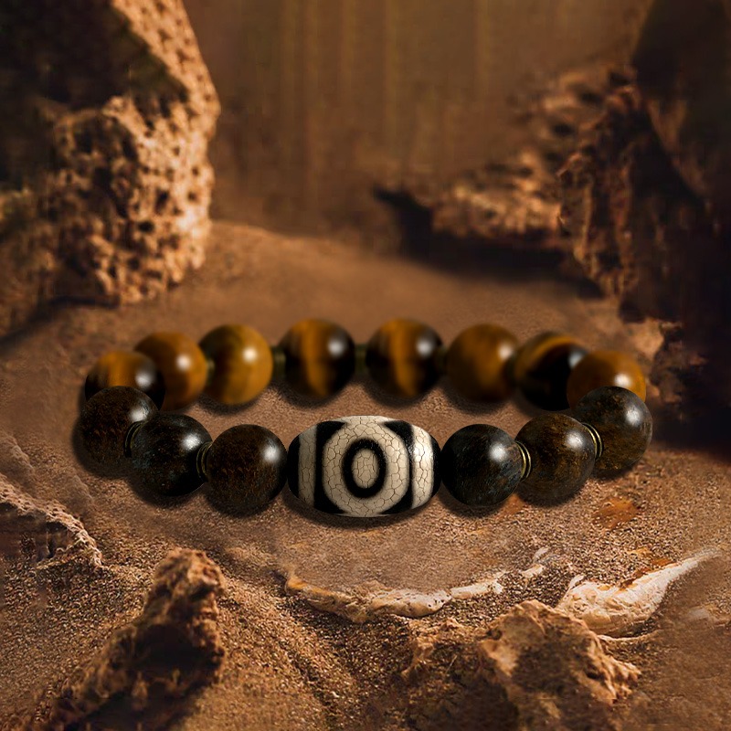 Lucky Charms - Dzi Bead Bracelet