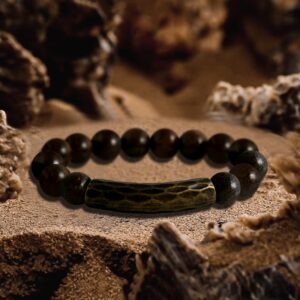 Consciousness Guard - Bronze Stone Bracelet