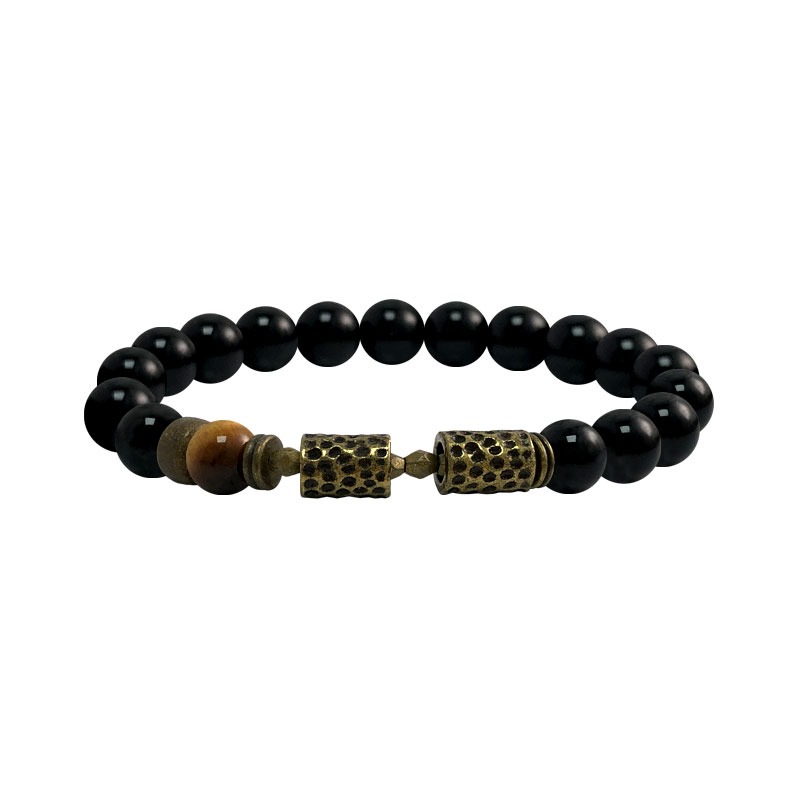 Dispel The Darkness - Obsidian, Tiger's Eye Bracelet