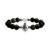 Reverse & Rebirth - Silver Obsidian Bracelet