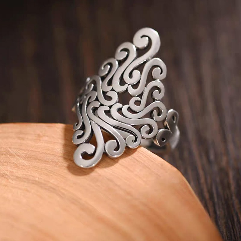 Auspicious Clouds Ring - Where blessings take flight