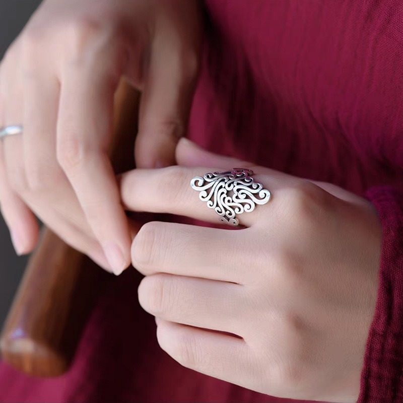 Auspicious Clouds Ring - Where blessings take flight