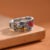 Cloisonné Lotus & Koi Ring - Double Fortune Embodied