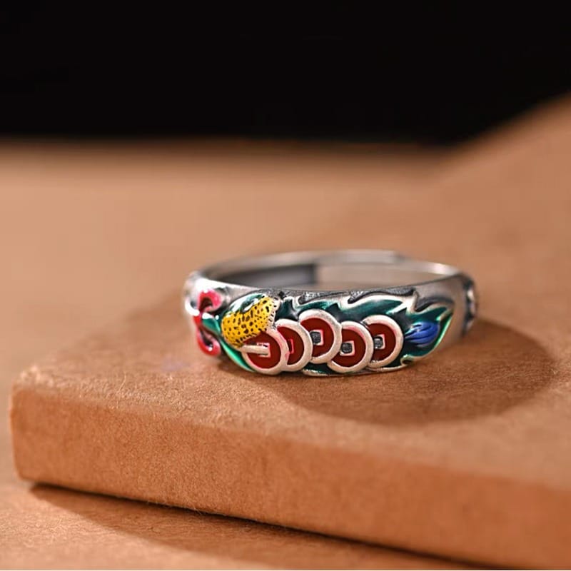 Five Emperors Coins Ring - Ancient Wealth, Modern Armor