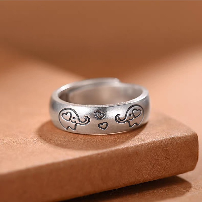 Heart to Heart Couple Rings