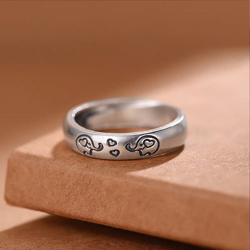 Heart to Heart Couple Rings