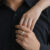 Heart to Heart Couple Rings