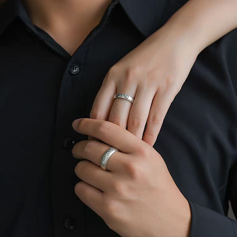 Heart to Heart Couple Rings