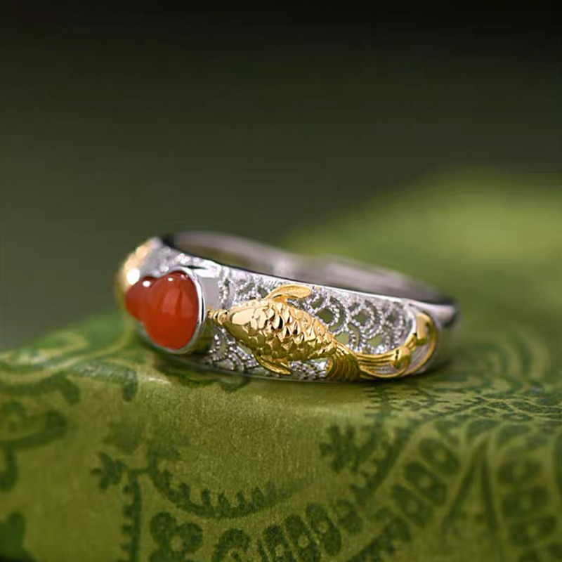 Koi’s Ascent Openwork Ring