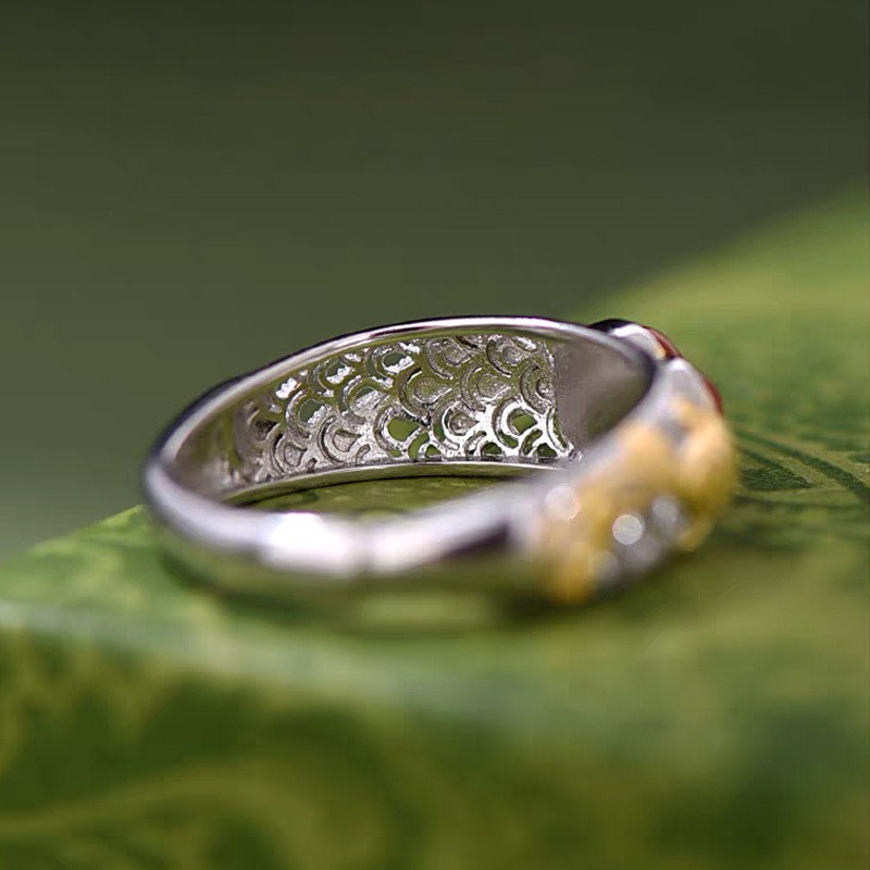 Koi’s Ascent Openwork Ring