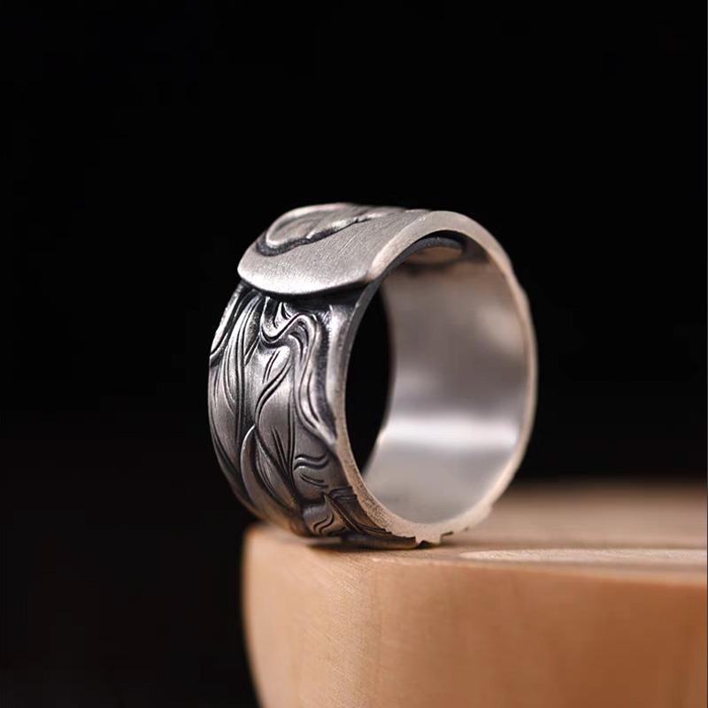 Lotus Shield Ring
