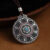 Lucky Eight Treasures Compass Necklace