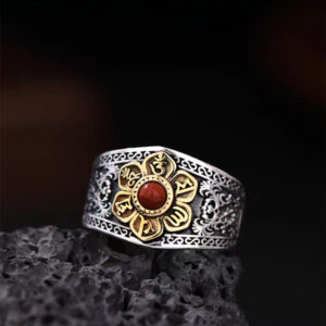 Mantra Shield Ring