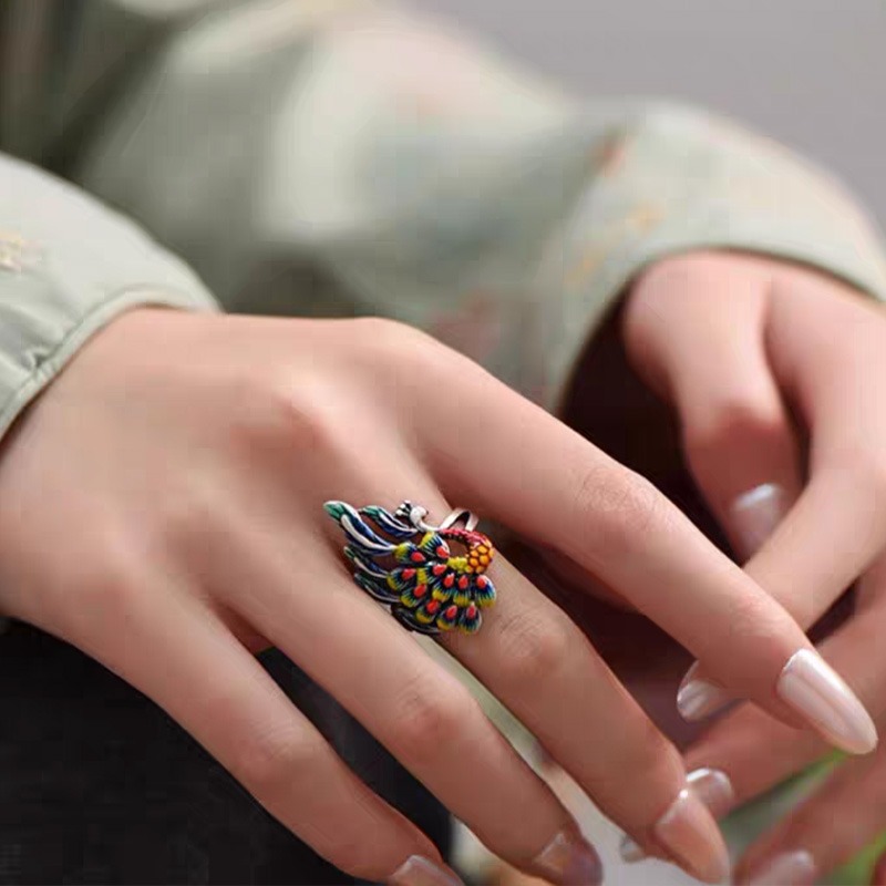 Peacock Saga Ring
