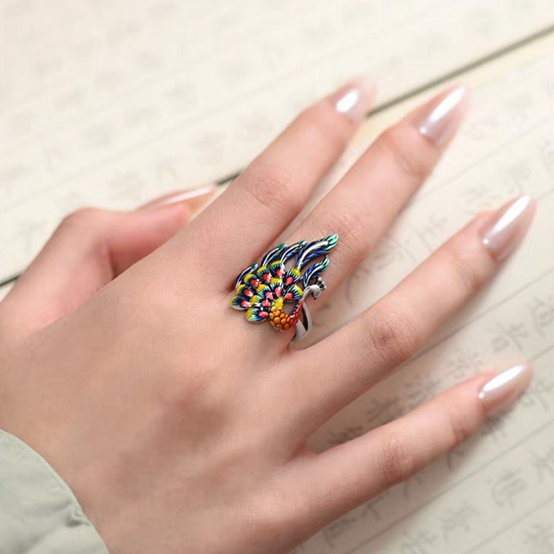 Peacock Saga Ring