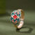 Ruyi Destiny Cloisonné Ring - Where wishes shape reality