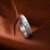 Sacred Om Ring - Chiseled Light, Enameled Prayer