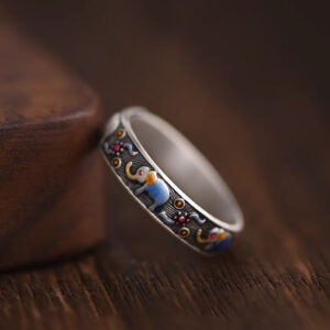 Tribal Elephant Sigil Ring