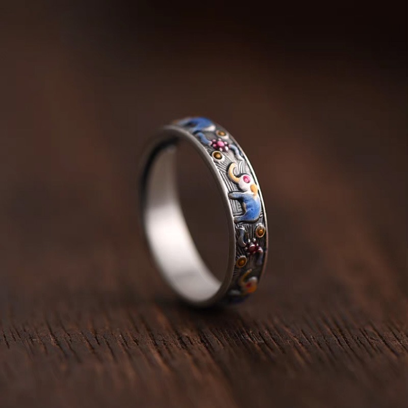 Tribal Elephant Sigil Ring
