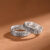 Twin Lotuses Couple Rings