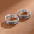 Twin Lotuses Couple Rings