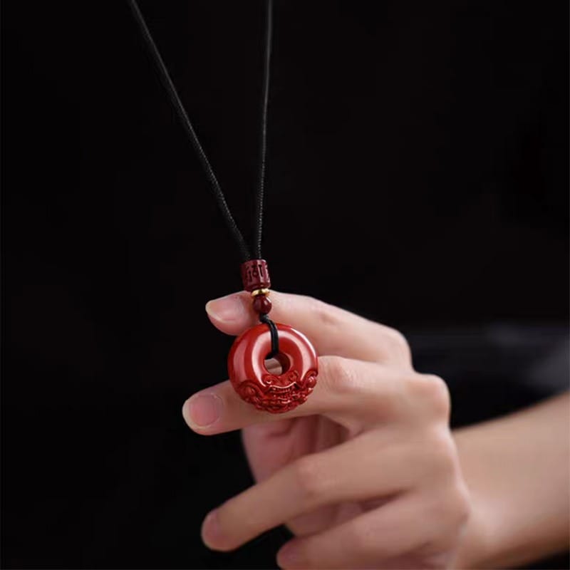 Vermilion Guardian Pendant