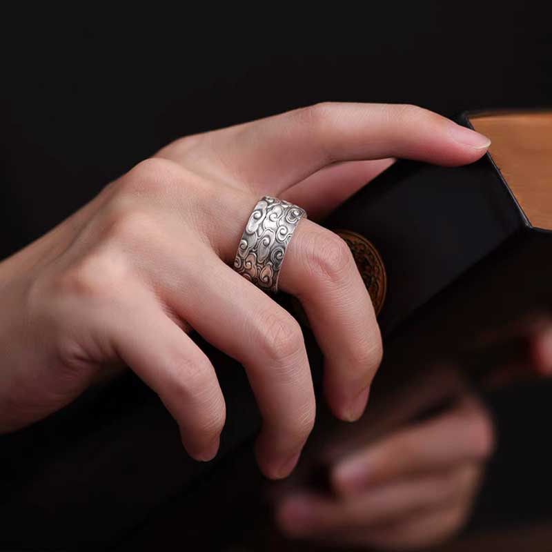 Crescent Wave Ring