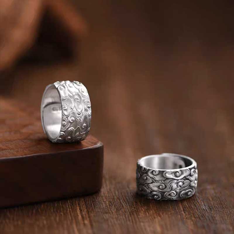 Crescent Wave Ring