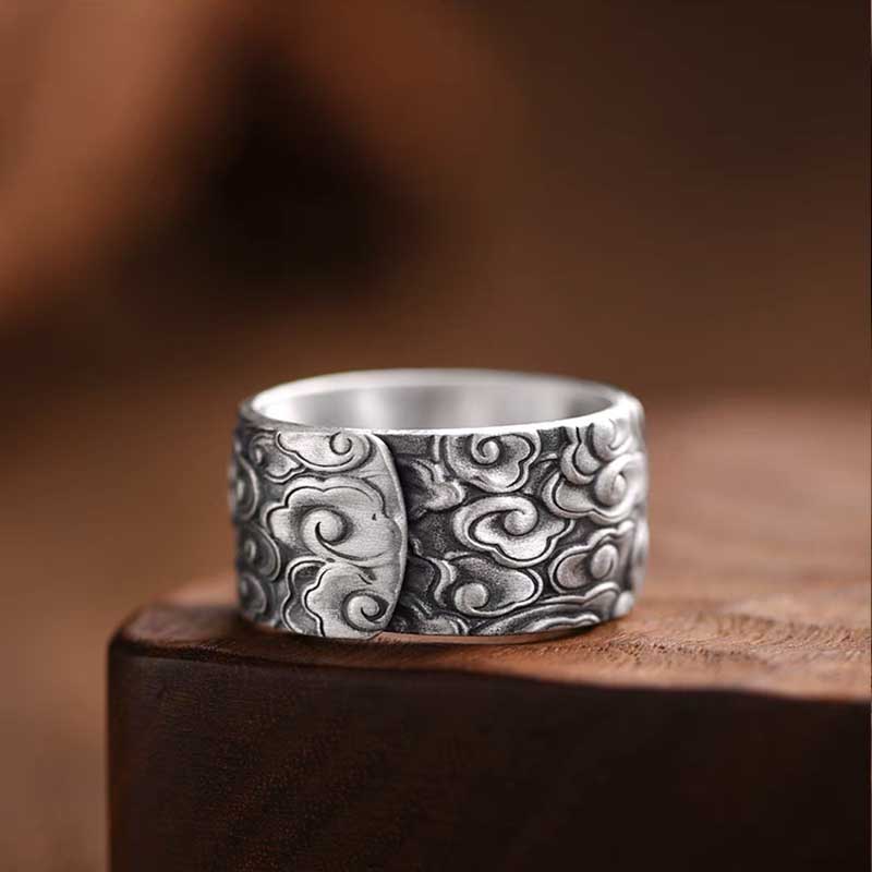 Crescent Wave Ring