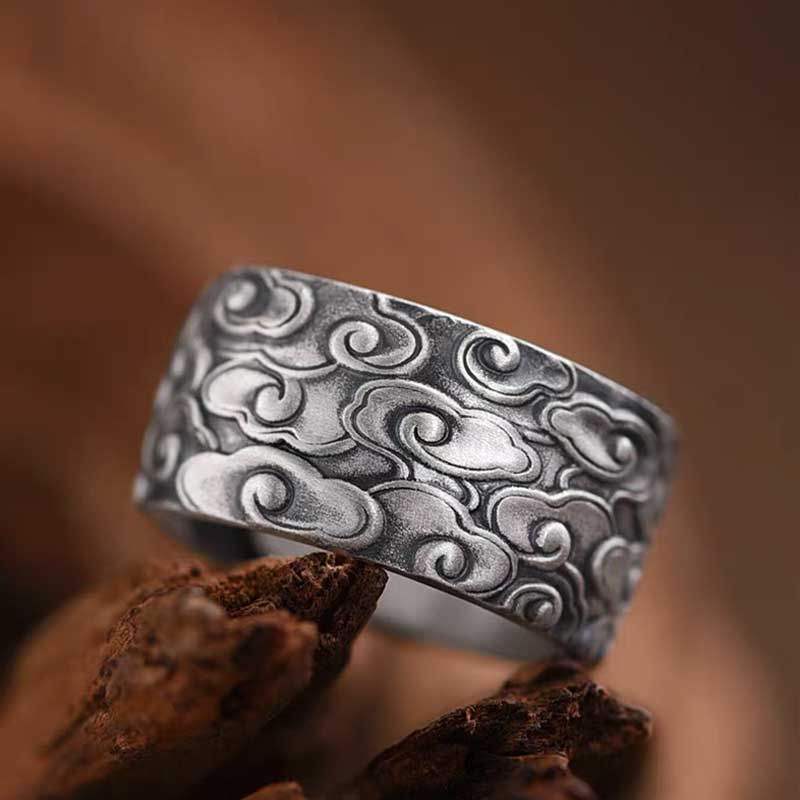 Crescent Wave Ring