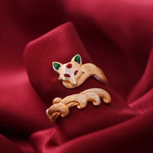Nine-Tailed Fox Oracle Ring