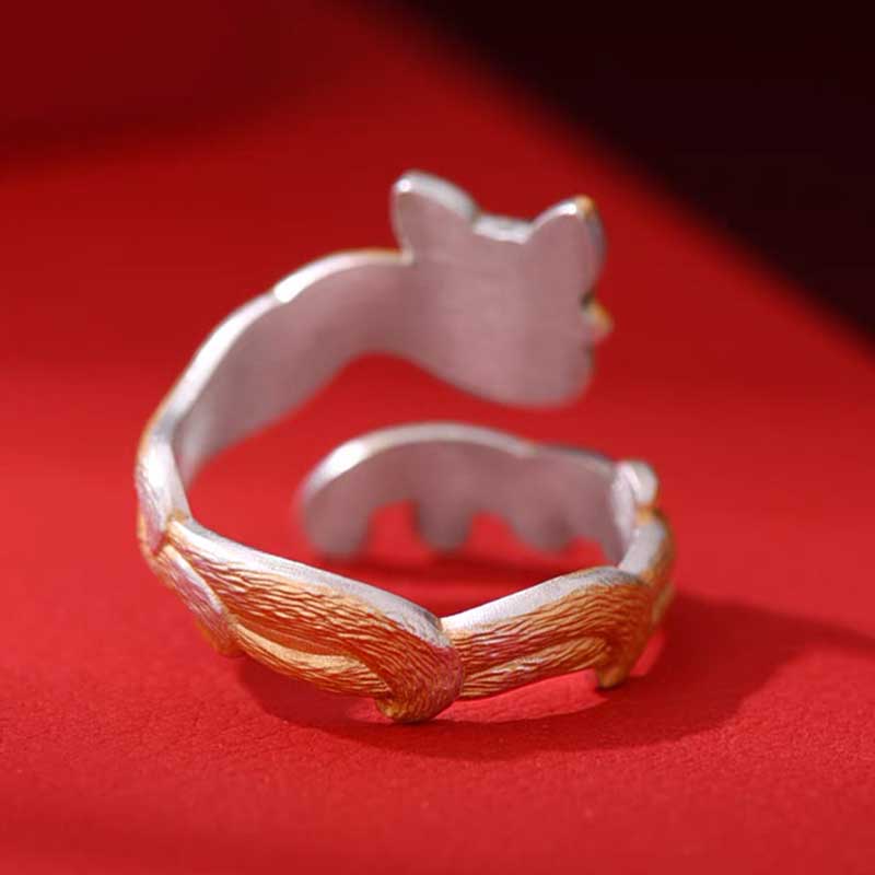 Nine-Tailed Fox Oracle Ring