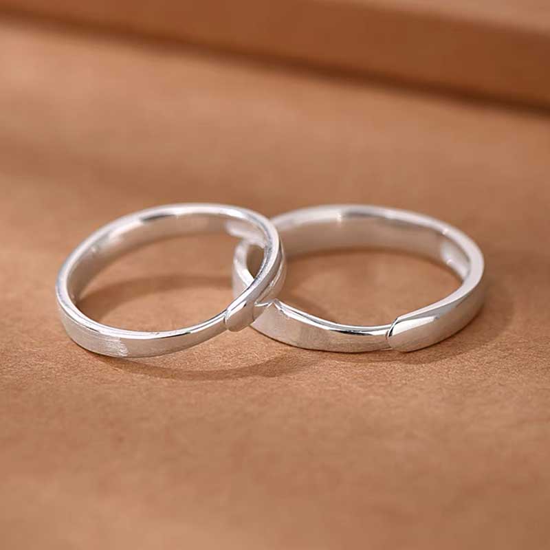 Whale and Deer Love Couple Rings