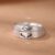 Whale and Deer Love Couple Rings