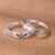 Whale and Deer Love Couple Rings
