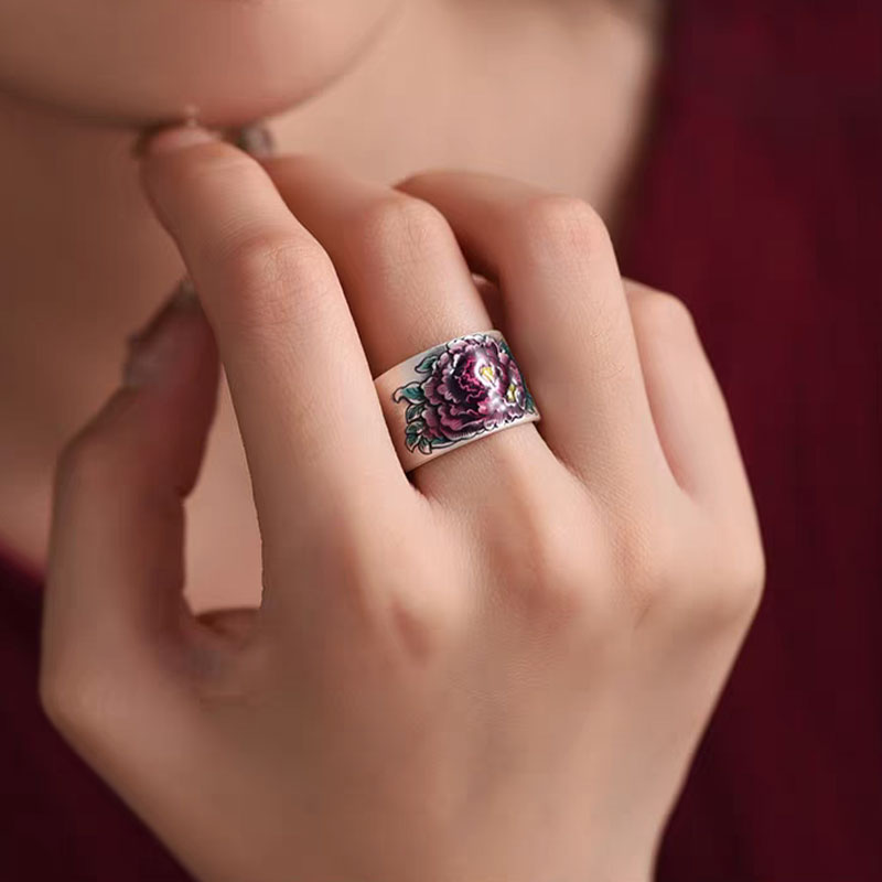 Peony Bloom Ring