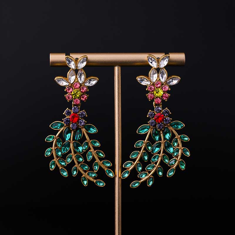 Evergreen Leaf Earrings