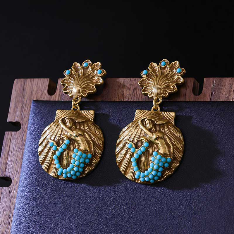 Mermaid Shell Earrings