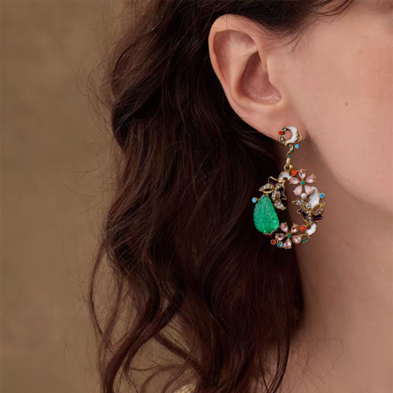 Flower Wreath Earrings