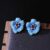 Blue Flower Earrings