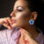 Blue Flower Earrings