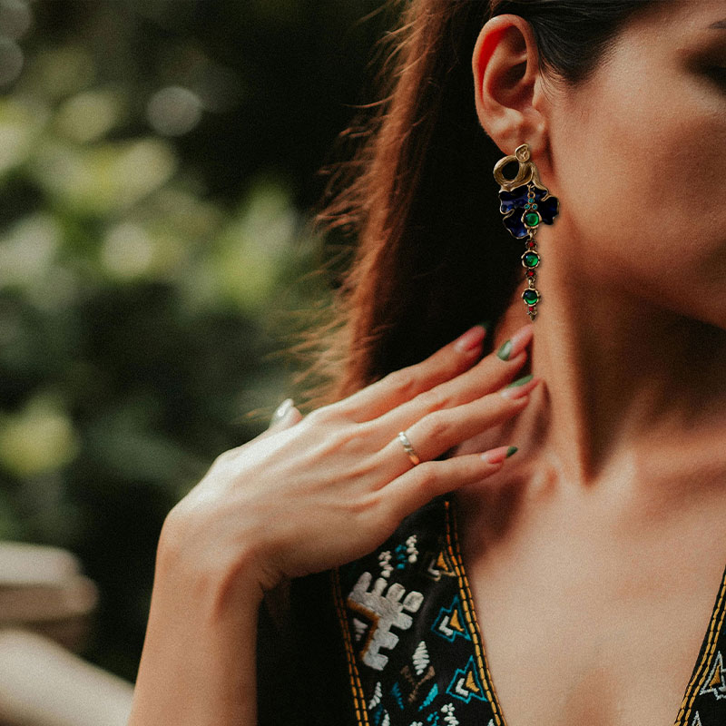 Morning Glory Earrings