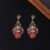 Red Swan Earrings