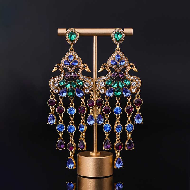 Peacock Earrings