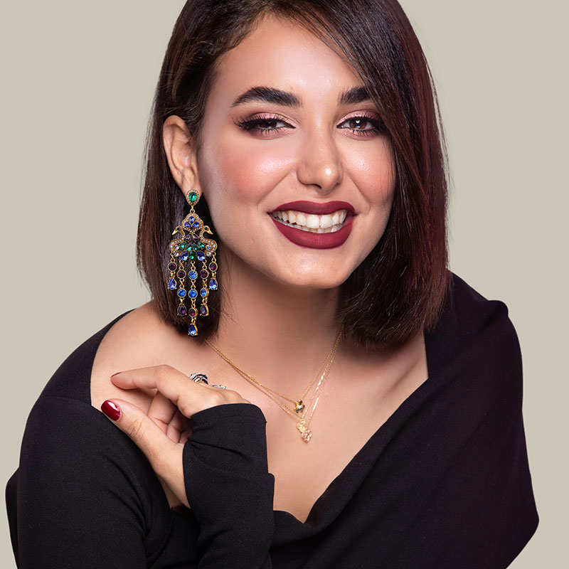 Peacock Earrings