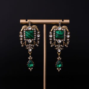 Malachite Earrings