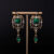 Malachite Earrings